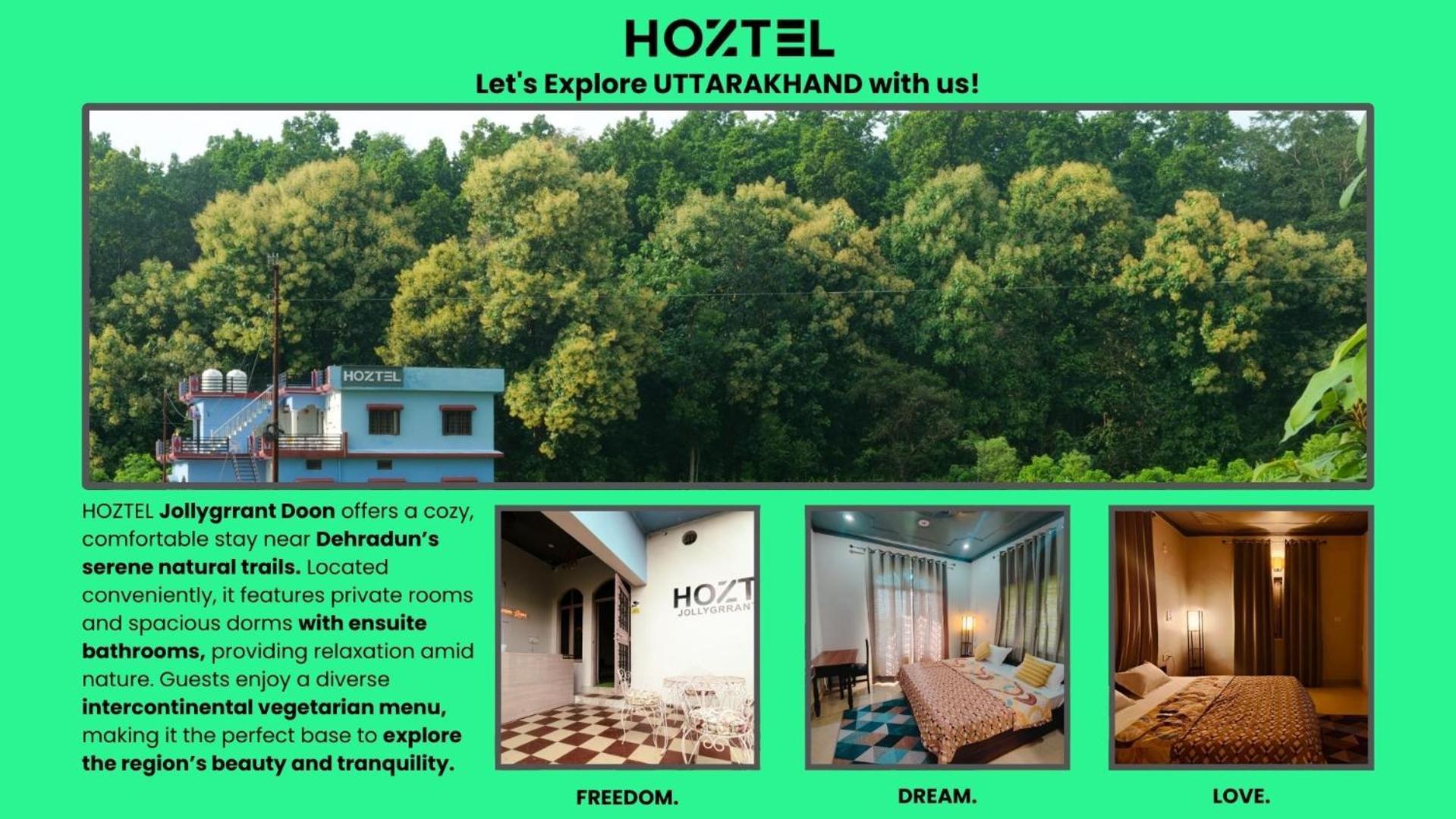 Hoztel Jollygrrant Doon Rāni Pokhri Exterior foto